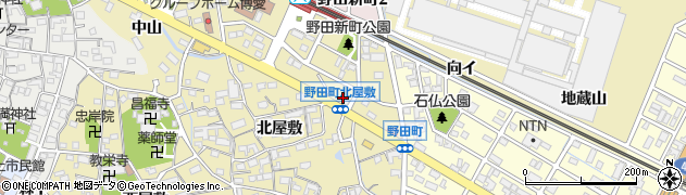 愛知県刈谷市野田町北屋敷72周辺の地図