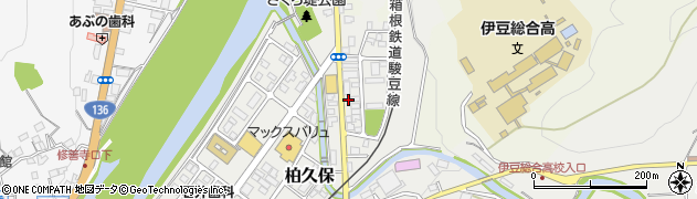 静岡県伊豆市柏久保1396周辺の地図