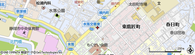 静岡県静岡市葵区横内町45周辺の地図