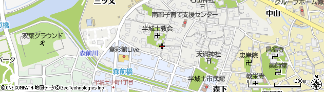 愛知県刈谷市半城土町西裏98周辺の地図