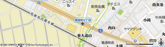 東栄町6丁目周辺の地図