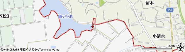 愛知県東海市養父町鎌ケ谷10周辺の地図
