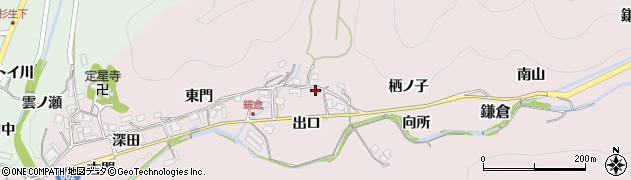 兵庫県川辺郡猪名川町鎌倉出口17周辺の地図