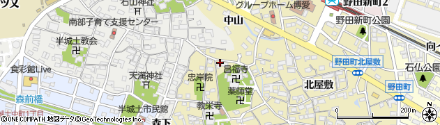 愛知県刈谷市野田町西屋敷8周辺の地図