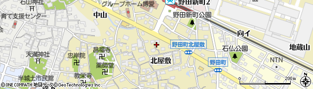 愛知県刈谷市野田町北屋敷141周辺の地図