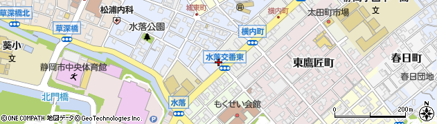 静岡県静岡市葵区横内町53周辺の地図