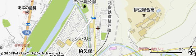 静岡県伊豆市柏久保1394周辺の地図