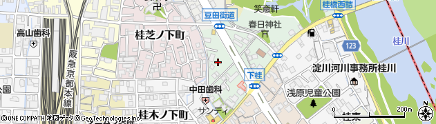 京都府京都市西京区桂春日町周辺の地図