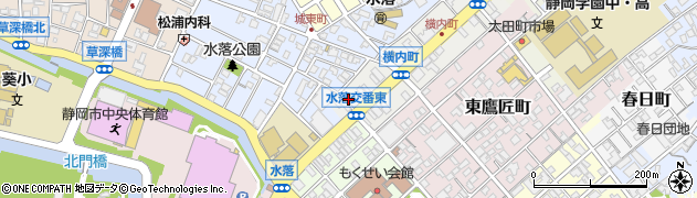 静岡県静岡市葵区横内町54周辺の地図