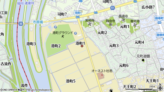〒448-0835 愛知県刈谷市港町の地図