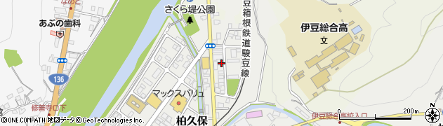 静岡県伊豆市柏久保1393周辺の地図
