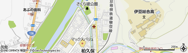 静岡県伊豆市柏久保1382周辺の地図
