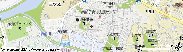 愛知県刈谷市半城土町西裏75周辺の地図