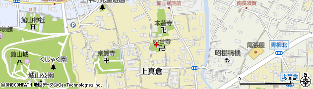 妙台寺周辺の地図