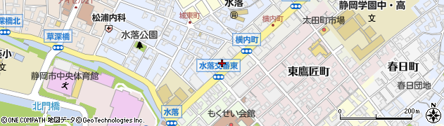 静岡県静岡市葵区横内町58周辺の地図
