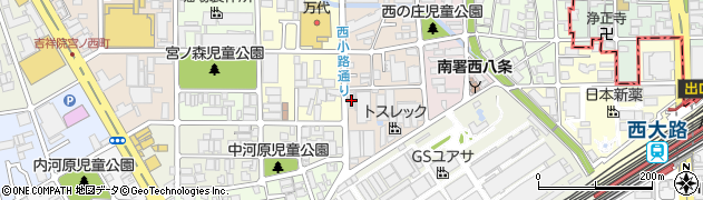 京都府京都市南区吉祥院西ノ庄西中町43周辺の地図