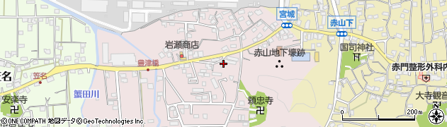 千葉県館山市宮城281周辺の地図