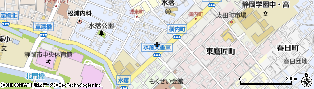 静岡県静岡市葵区横内町57周辺の地図