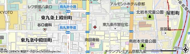 京都府京都市南区東九条東山王町4周辺の地図