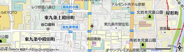 京都府京都市南区東九条東山王町6周辺の地図