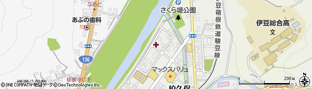 静岡県伊豆市柏久保1323周辺の地図