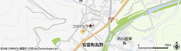 姫路市役所市民局総合センター　長野総合センター・ふれあいセンターやすとみ周辺の地図