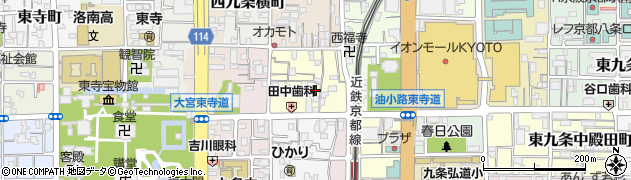 京都府京都市南区西九条針小路町5周辺の地図