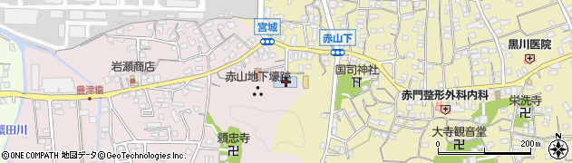 館山市営５０メートルプール周辺の地図