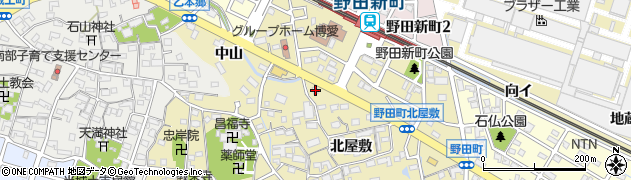 愛知県刈谷市野田町北屋敷158周辺の地図