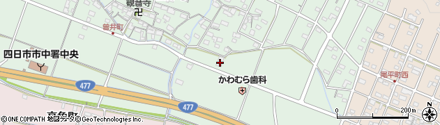 三重県四日市市曽井町83周辺の地図