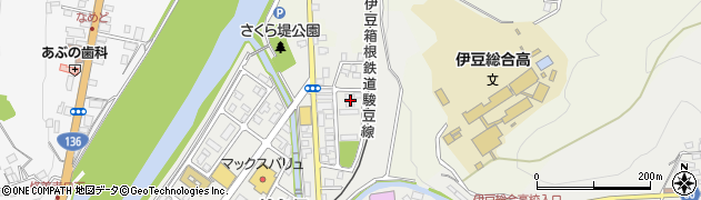 静岡県伊豆市柏久保1410周辺の地図