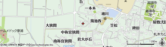 愛知県東浦町（知多郡）緒川（富士塚）周辺の地図