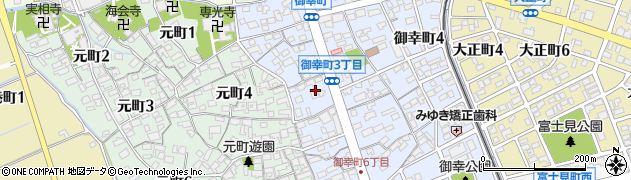愛知県刈谷市御幸町3丁目周辺の地図