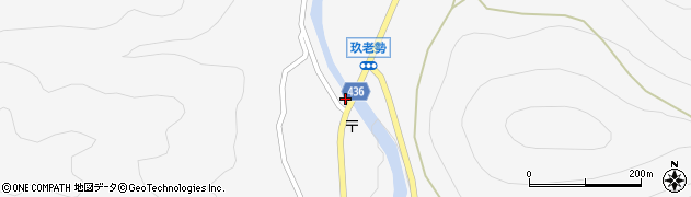 愛知県新城市玖老勢（追分下）周辺の地図