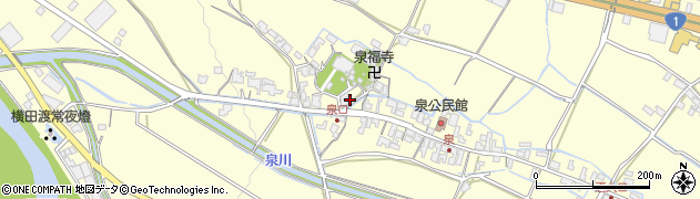 滋賀県甲賀市水口町泉506周辺の地図