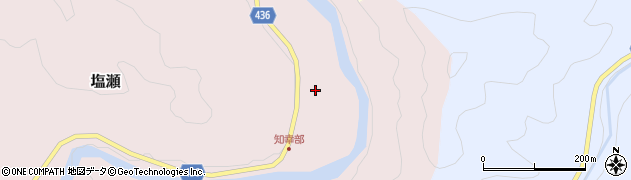 愛知県新城市塩瀬知幸部周辺の地図