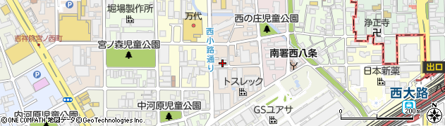 京都府京都市南区吉祥院西ノ庄西中町31周辺の地図