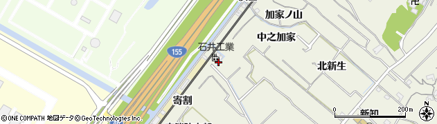愛知県知多市新知（北新生）周辺の地図