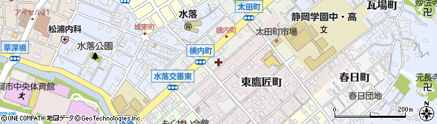 静岡県静岡市葵区横内町28周辺の地図