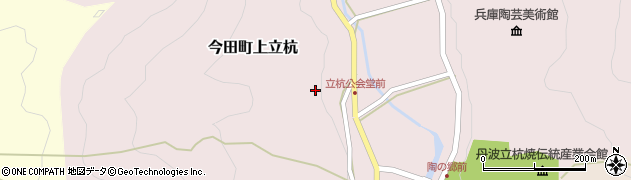 兵庫県丹波篠山市今田町上立杭391周辺の地図