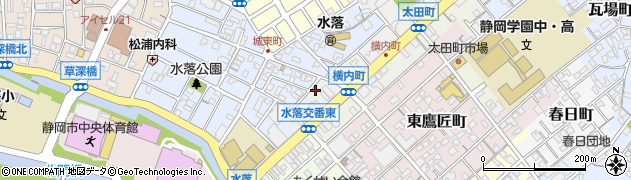 静岡県静岡市葵区横内町63周辺の地図