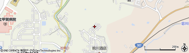 滋賀県甲賀市水口町松尾661周辺の地図