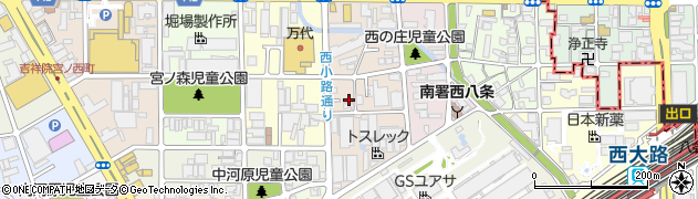京都府京都市南区吉祥院西ノ庄西中町32周辺の地図