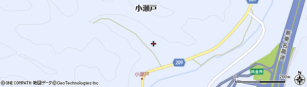 静岡県静岡市葵区小瀬戸1639周辺の地図