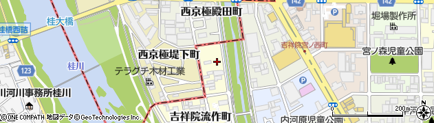 京都府京都市南区吉祥院流作町6周辺の地図