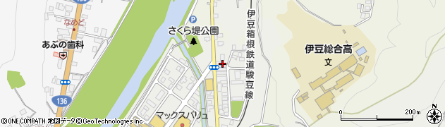 静岡県伊豆市柏久保1426周辺の地図
