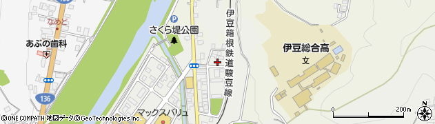 静岡県伊豆市柏久保1413周辺の地図