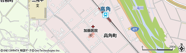 三重県四日市市高角町2711周辺の地図