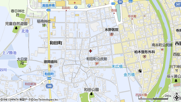 〒677-0052 兵庫県西脇市和田町の地図
