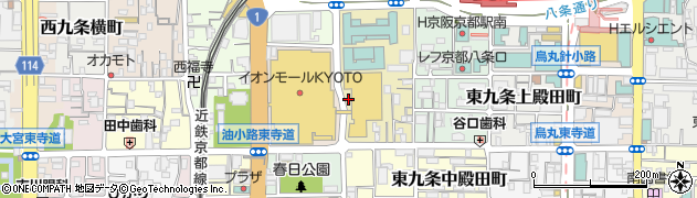 京都府京都市南区西九条院町周辺の地図